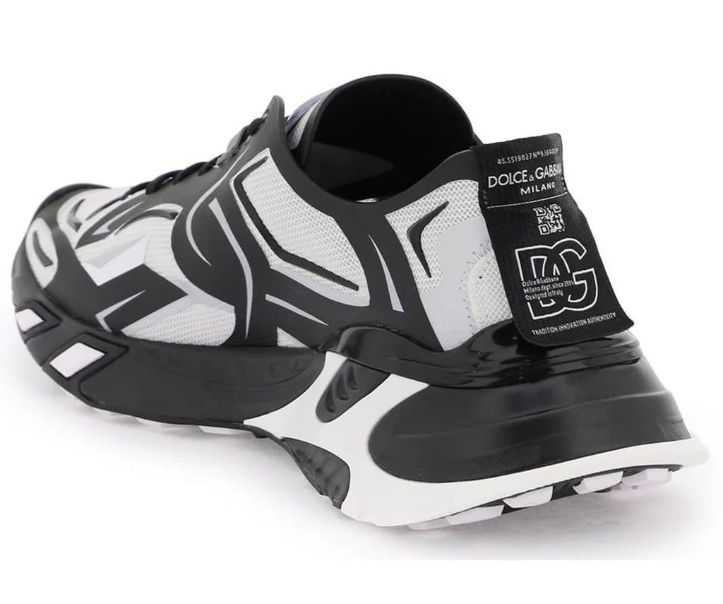 Dolce & Gabbana Fast Technical Sneakers - ‘Black/White’