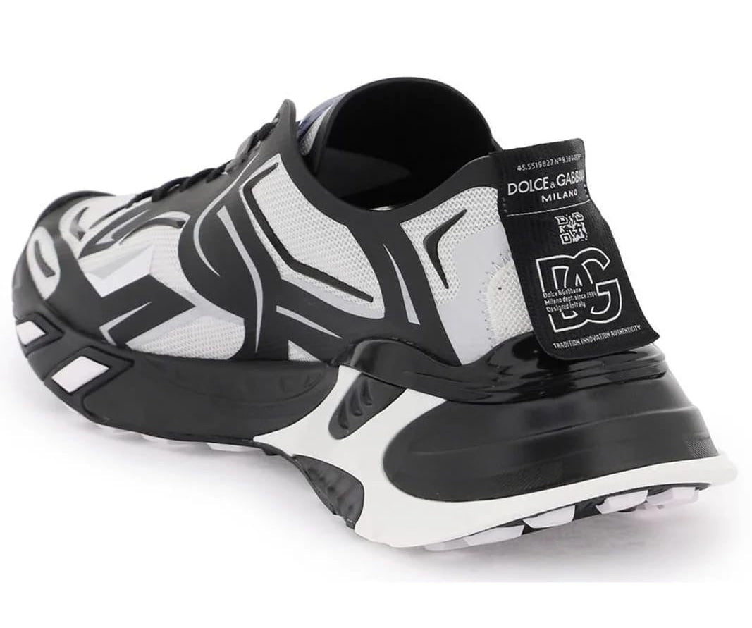 Dolce & Gabbana Fast Technical Sneakers - ‘Black/White’