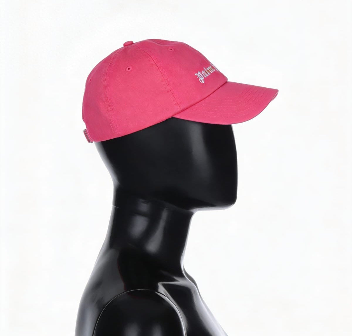 Palm Angels Classic Logo Embroidered Baseball Cap - ‘Fuchsia Pink/White’