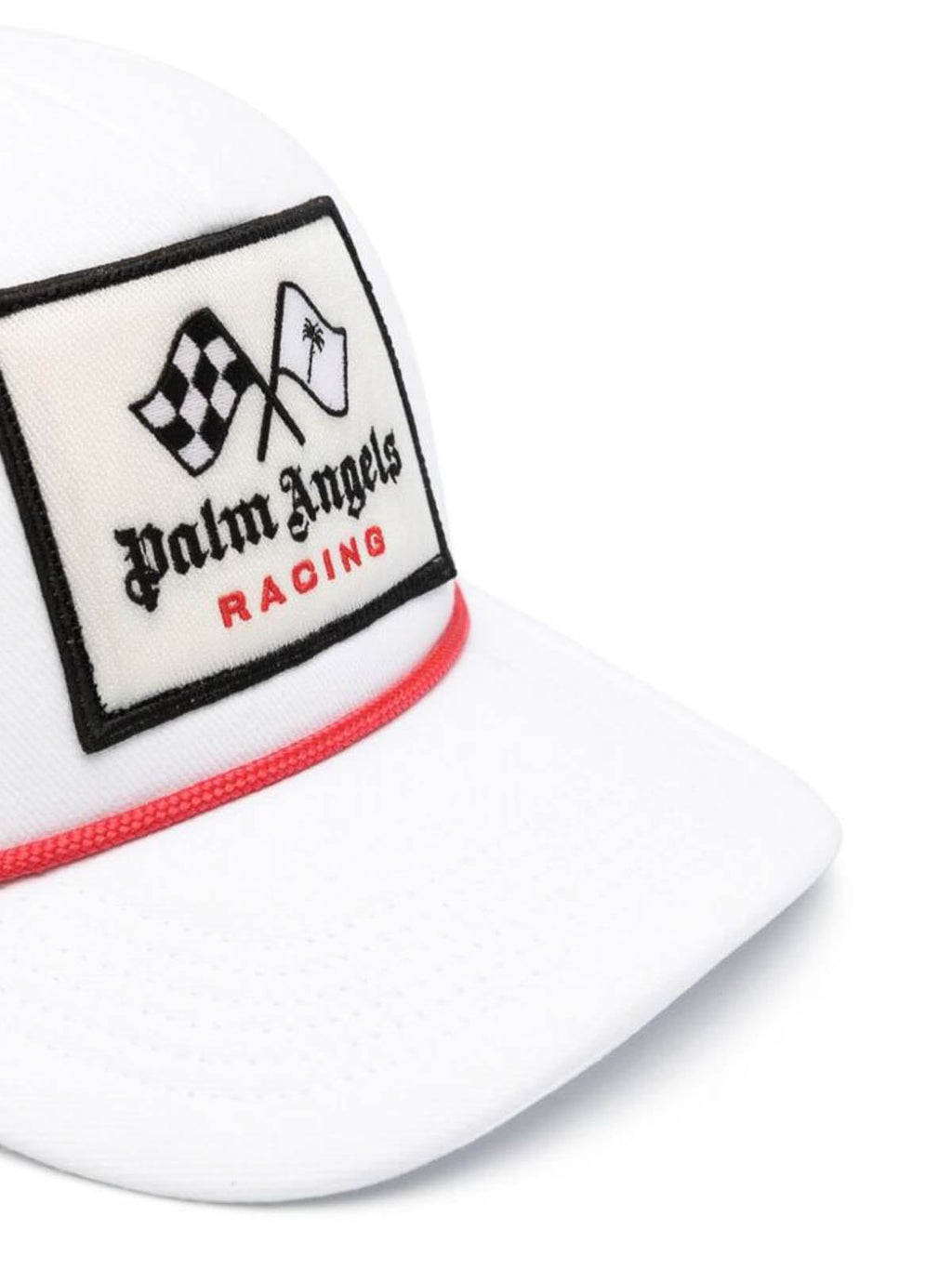 Palm Angels X F1 Racing Monogram Baseball Cap - 'White/Red'