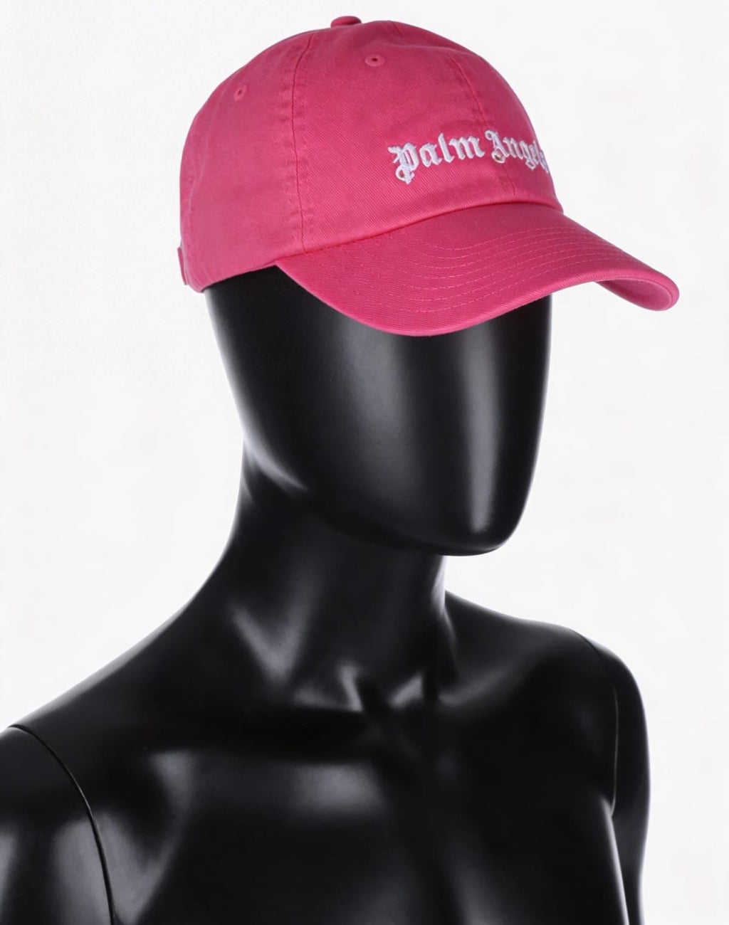 Palm Angels Classic Logo Embroidered Baseball Cap - ‘Fuchsia Pink/White’