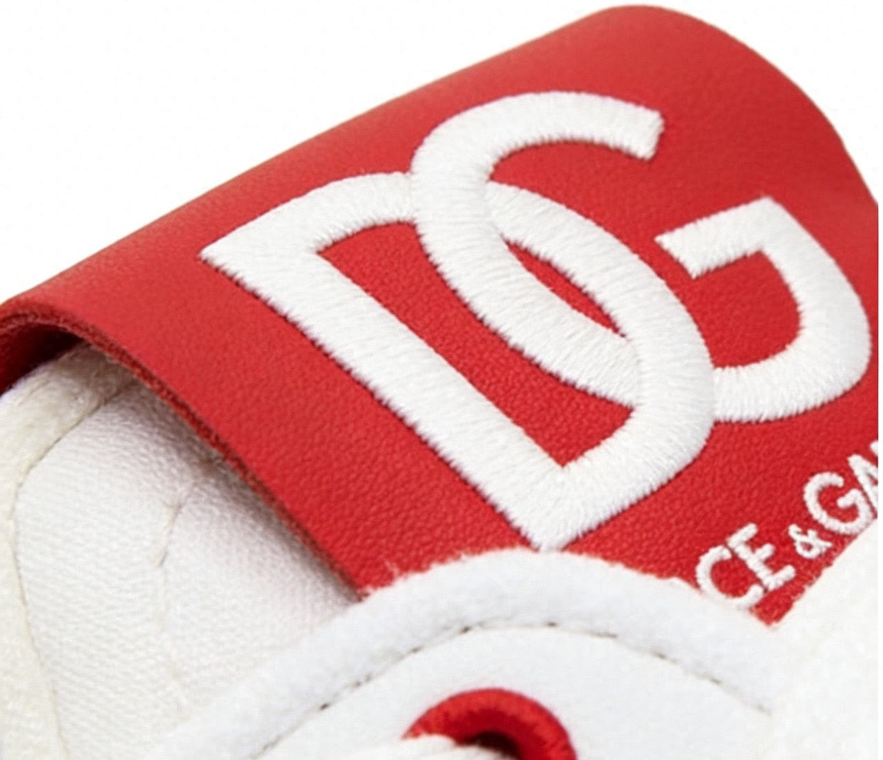 Dolce & Gabbana Airmaster Panelled Sneakers - 'White/Red/Grey'