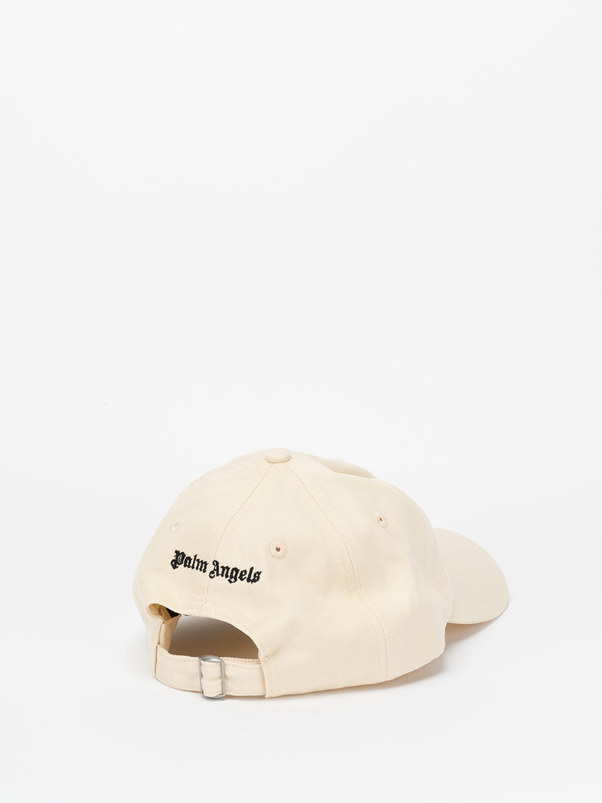 Palm Angels Classic Logo Embroidered Baseball Cap - ‘Cream/Black’