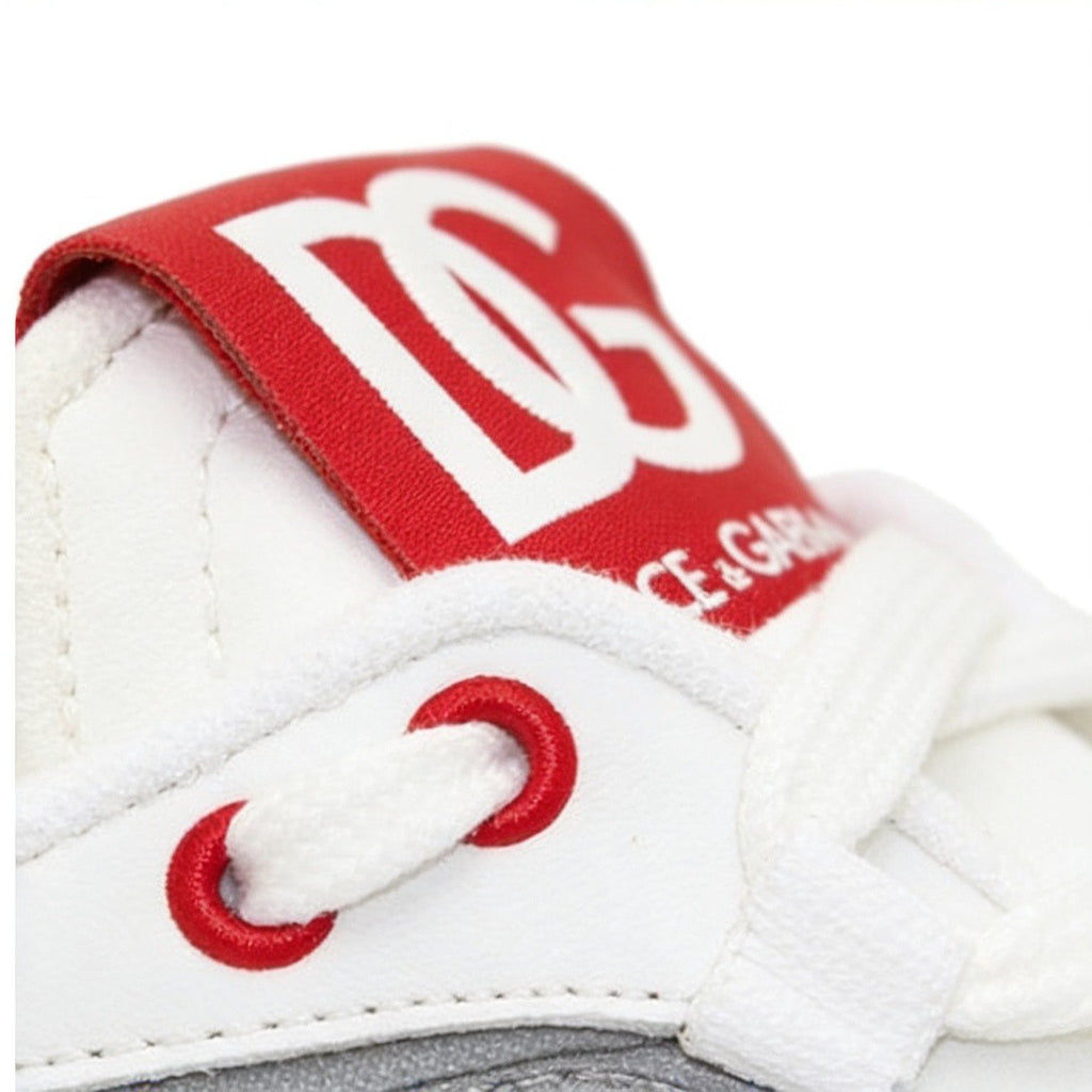 Dolce & Gabbana Airmaster Panelled Sneakers - 'White/Red/Grey'