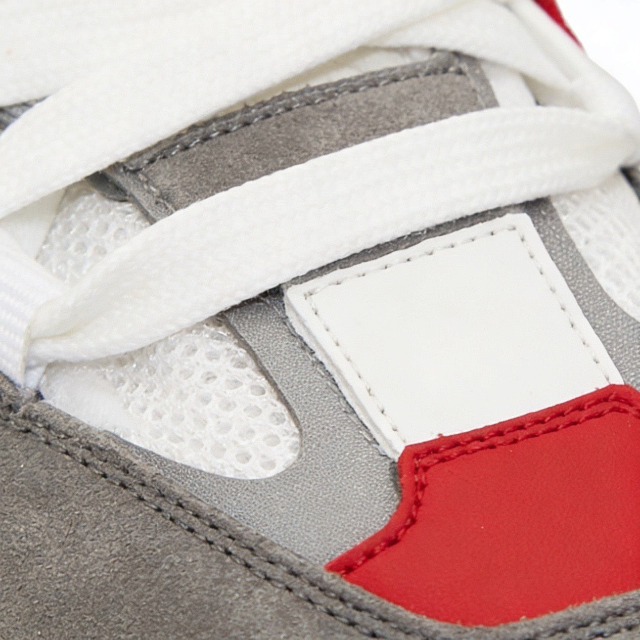 Dolce & Gabbana Airmaster Panelled Sneakers - 'White/Red/Grey'