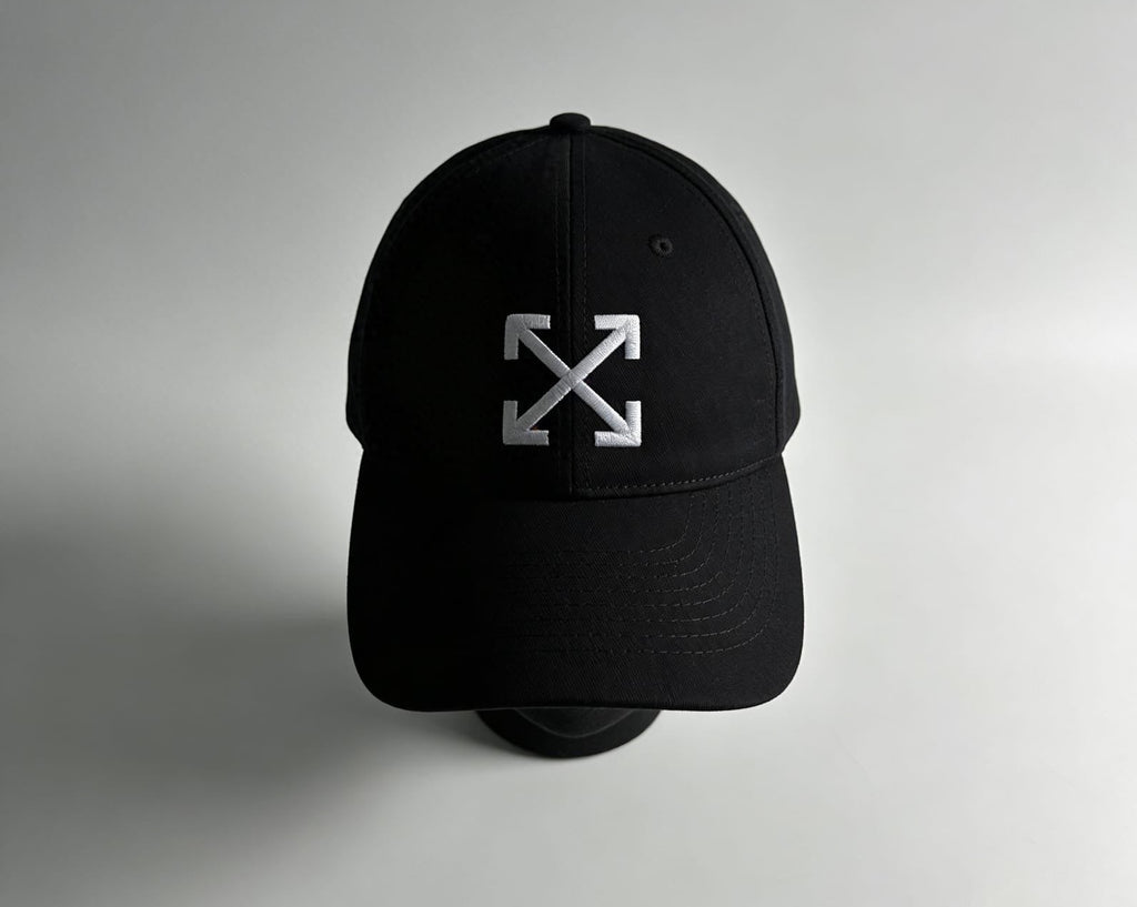 Off-White Classic Arrow Embroidered Baseball Cap - ‘Matte Black/White’