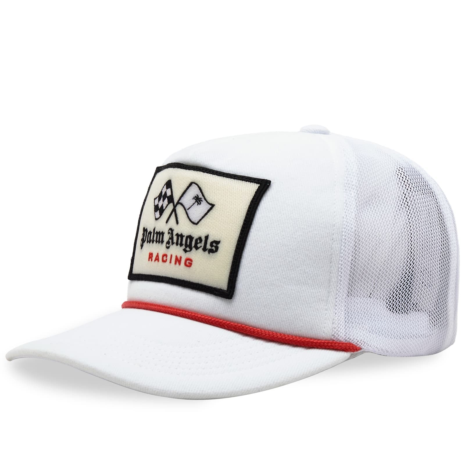 Palm Angels X F1 Racing Monogram Baseball Cap - 'White/Red'