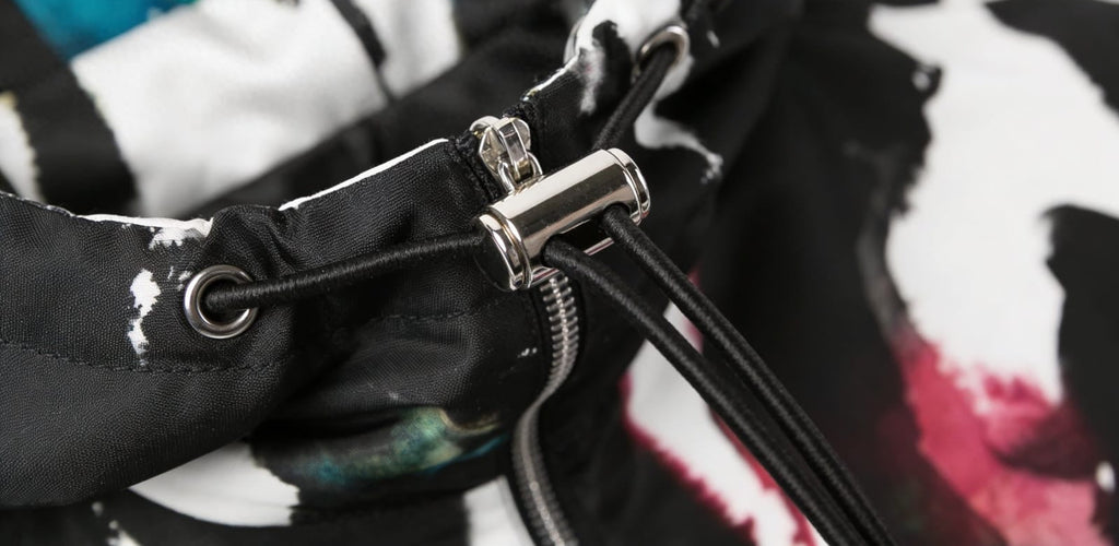 Alexander McQueen Watercolour Graffiti Hooded Windbreaker - ‘Multicolour/Black’ (SS22 Archive)
