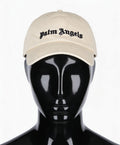 Palm Angels Classic Logo Embroidered Baseball Cap - ‘Cream/Black’