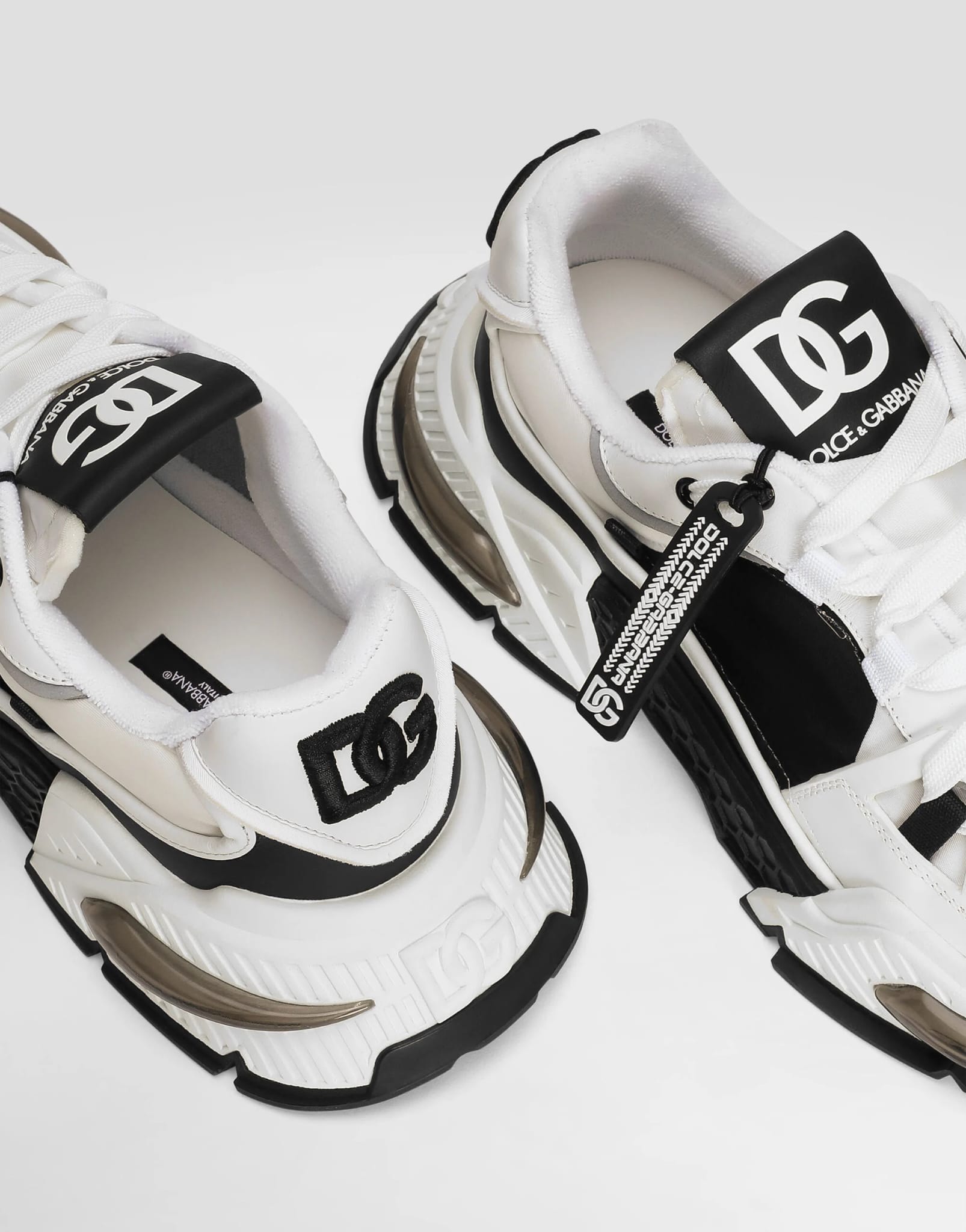 Dolce & Gabbana Airmaster Sneakers - Black/White/Grey