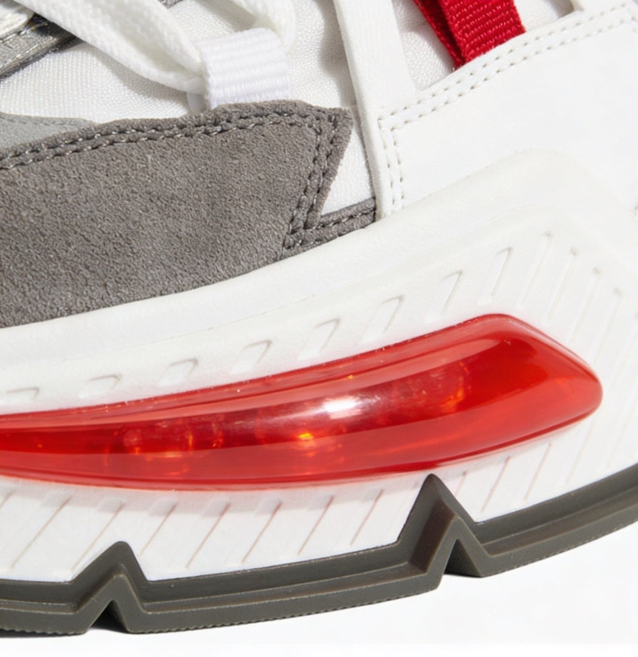 Dolce & Gabbana Airmaster Panelled Sneakers - 'White/Red/Grey'