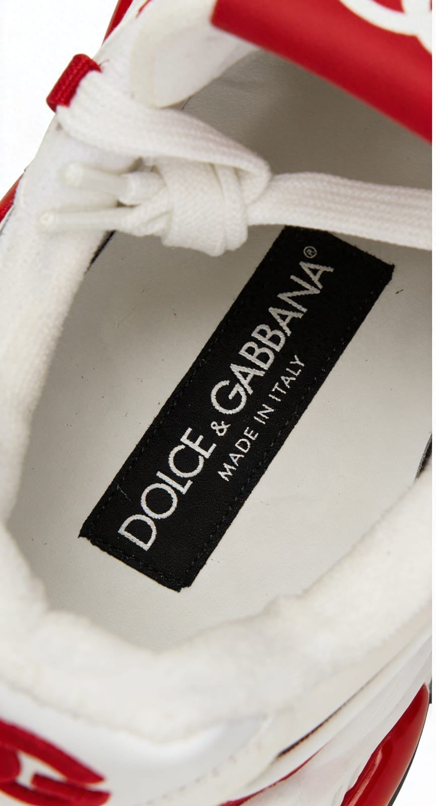 Dolce & Gabbana Airmaster Panelled Sneakers - 'White/Red/Grey'