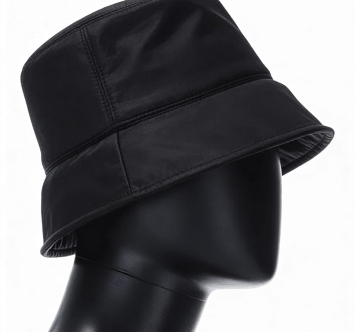 Dolce & Gabbana Allover DG Logo Nylon Bucket Hat - ‘Matte Black’