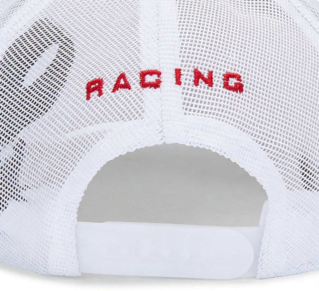 Palm Angels X F1 Racing Monogram Baseball Cap - 'White/Red'