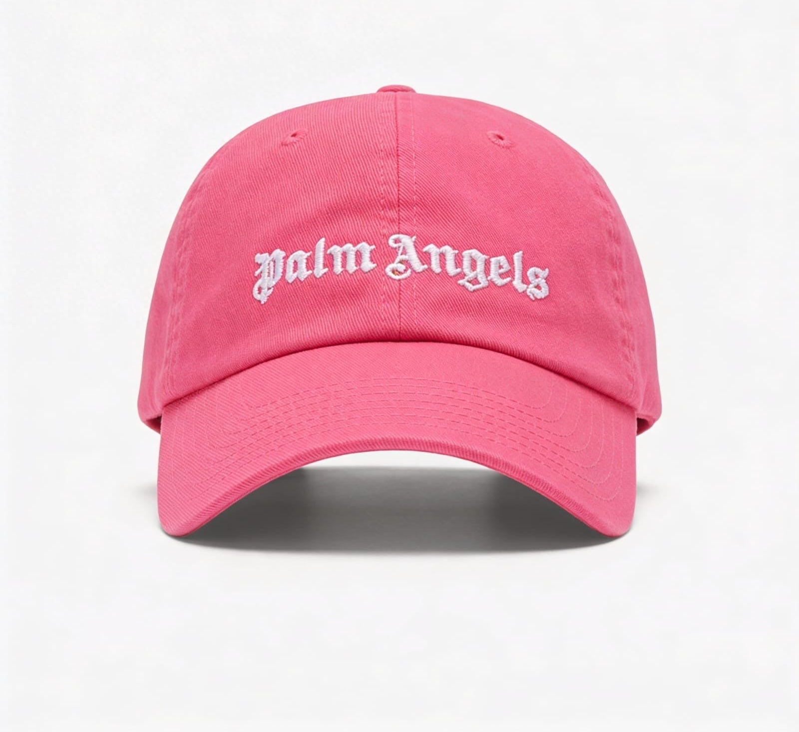Palm Angels Classic Logo Embroidered Baseball Cap - ‘Fuchsia Pink/White’