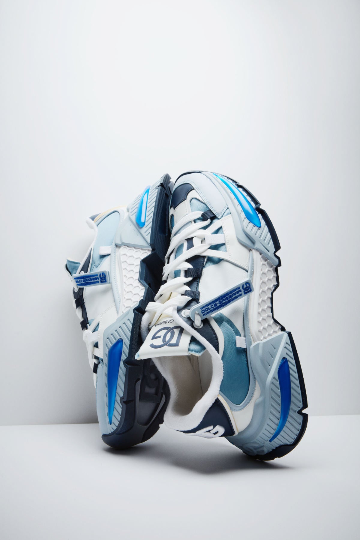 Dolce & Gabbana Airmaster Technical Sneakers - ‘Grey/White/Blue Bubble’