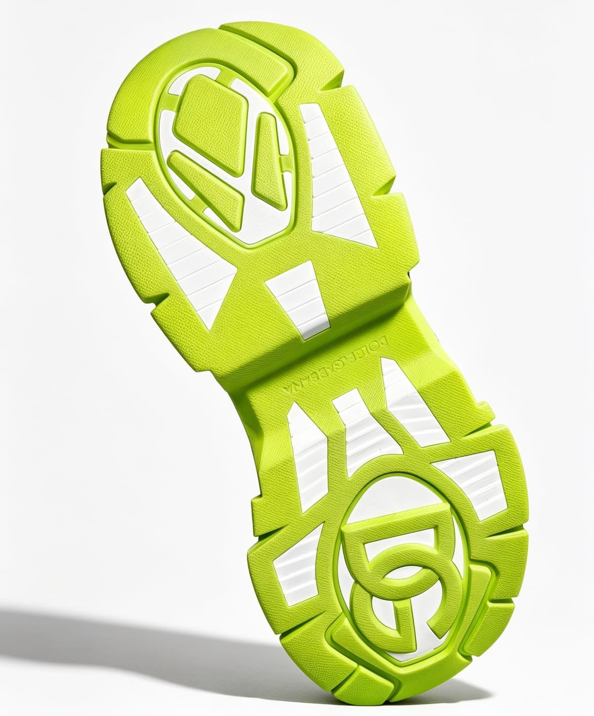 Dolce & Gabbana Airmaster Panelled Sneakers - 'Black/Neon Yellow'
