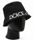Dolce & Gabbana Allover DG Logo Nylon Bucket Hat - ‘Matte Black’
