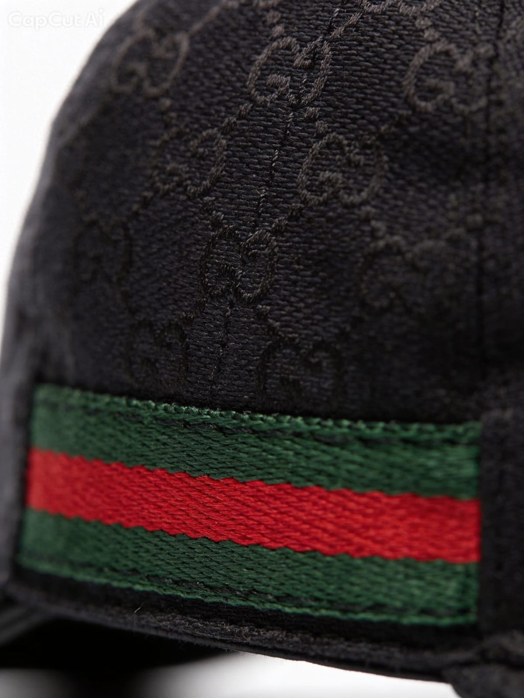 Gucci Classic GG Canvas Baseball Cap - ‘Black/Green/Red’
