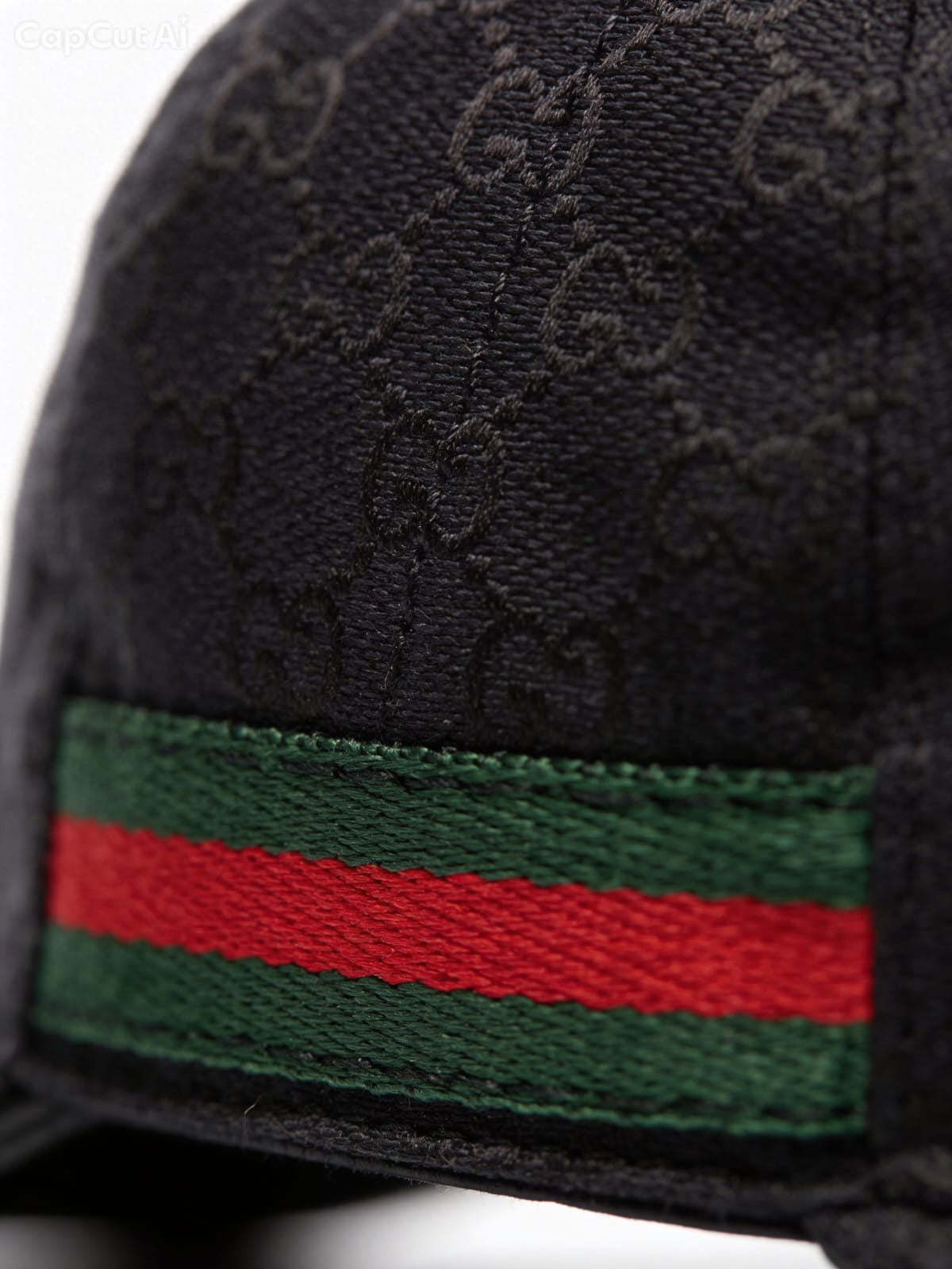 Gucci Classic GG Canvas Baseball Cap - ‘Black/Green/Red’