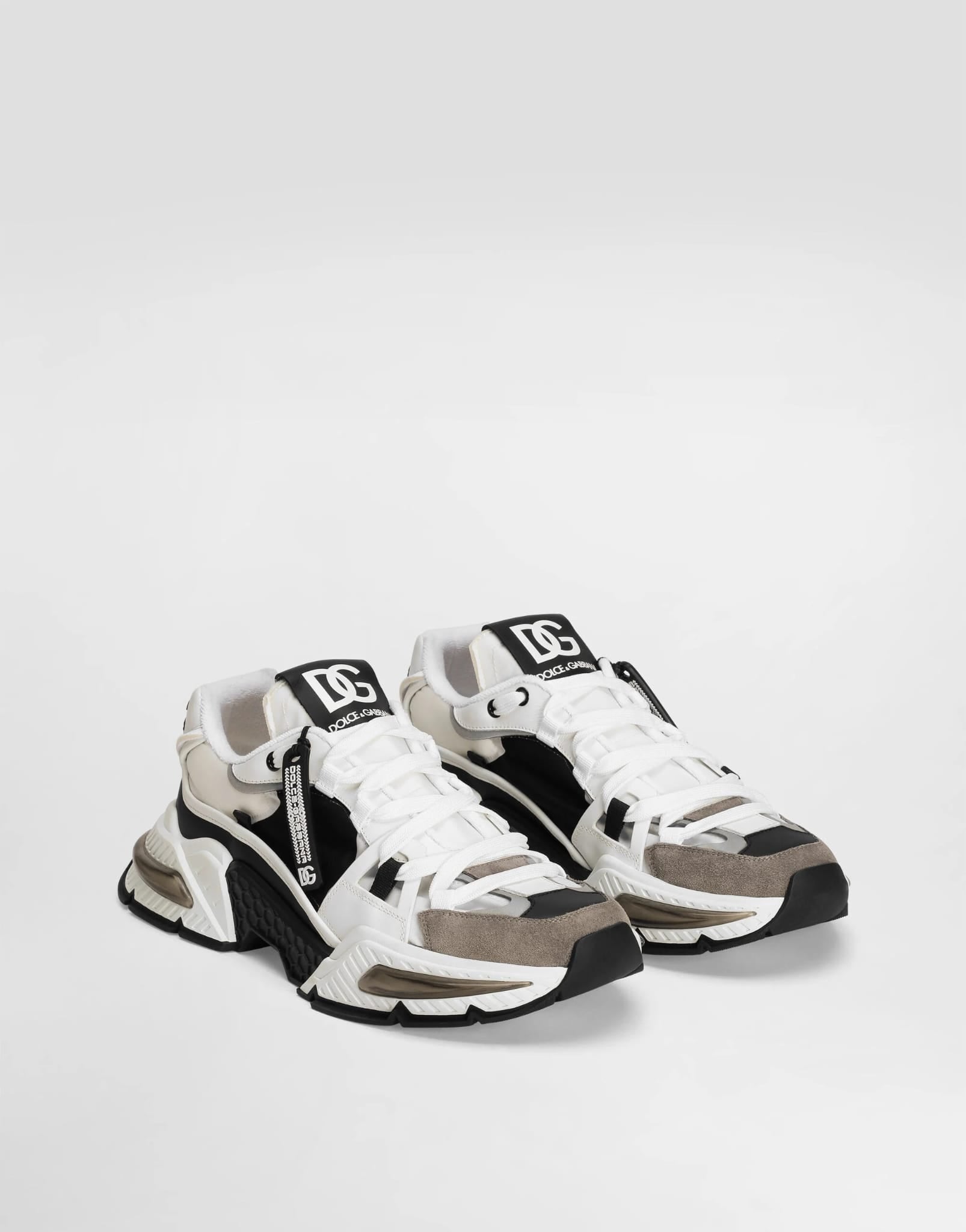 Dolce & Gabbana Airmaster Sneakers - Black/White/Grey