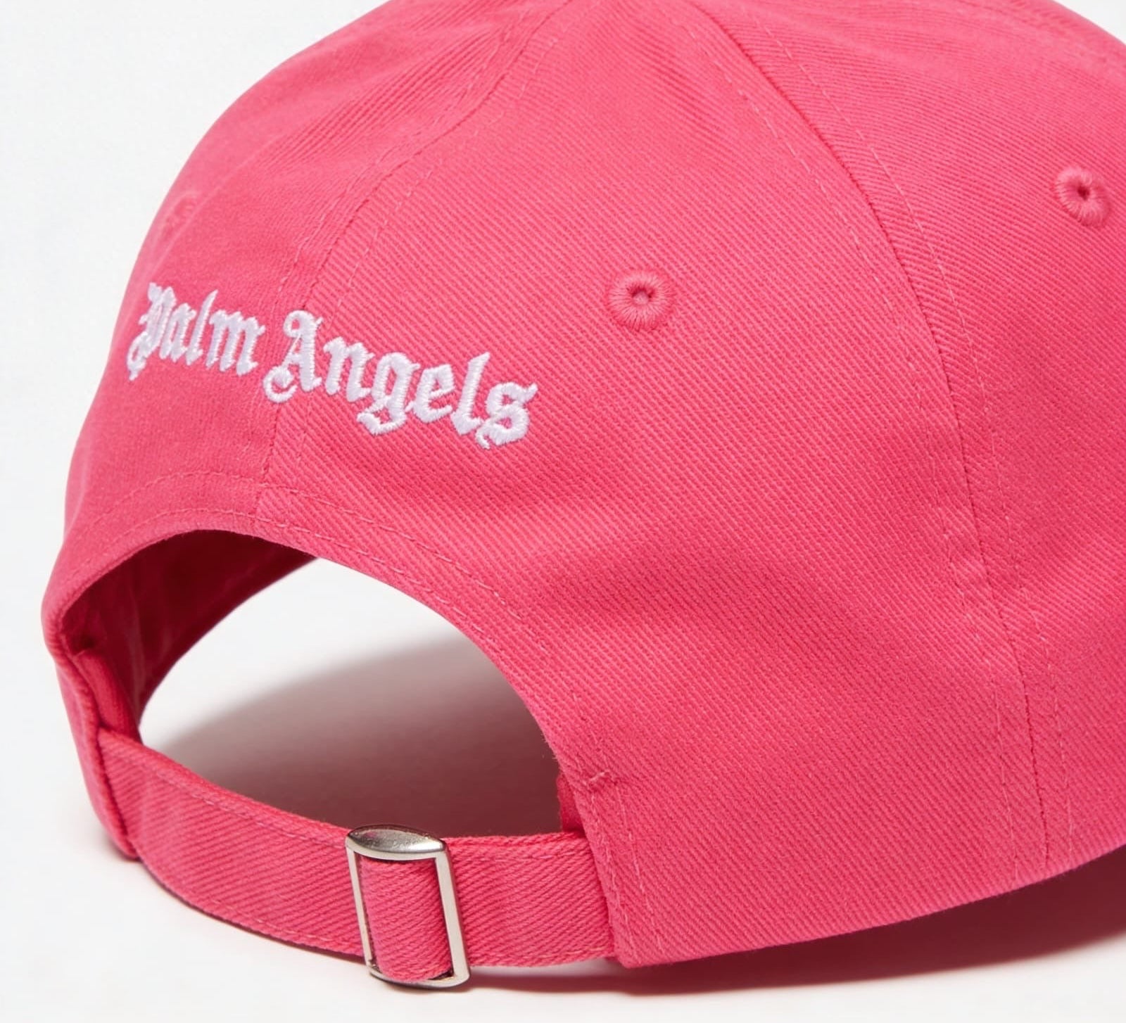Palm Angels Classic Logo Embroidered Baseball Cap - ‘Fuchsia Pink/White’