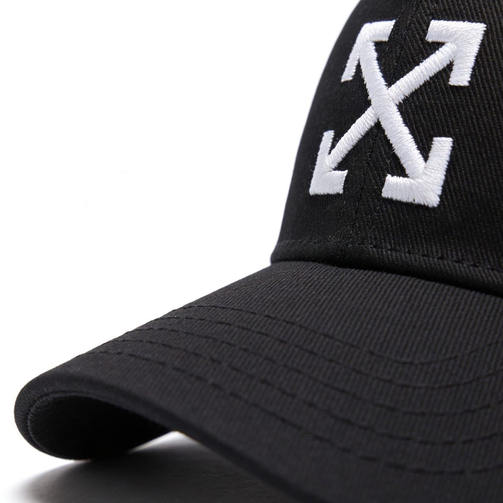 Off-White Classic Arrow Embroidered Baseball Cap - ‘Matte Black/White’