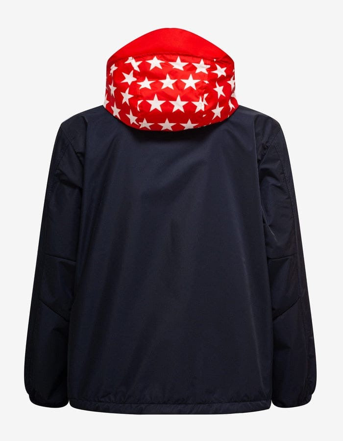 Givenchy Split Logo Technical Windbreaker - ‘Matte Black/Star Hood’ (SS18 Archive)
