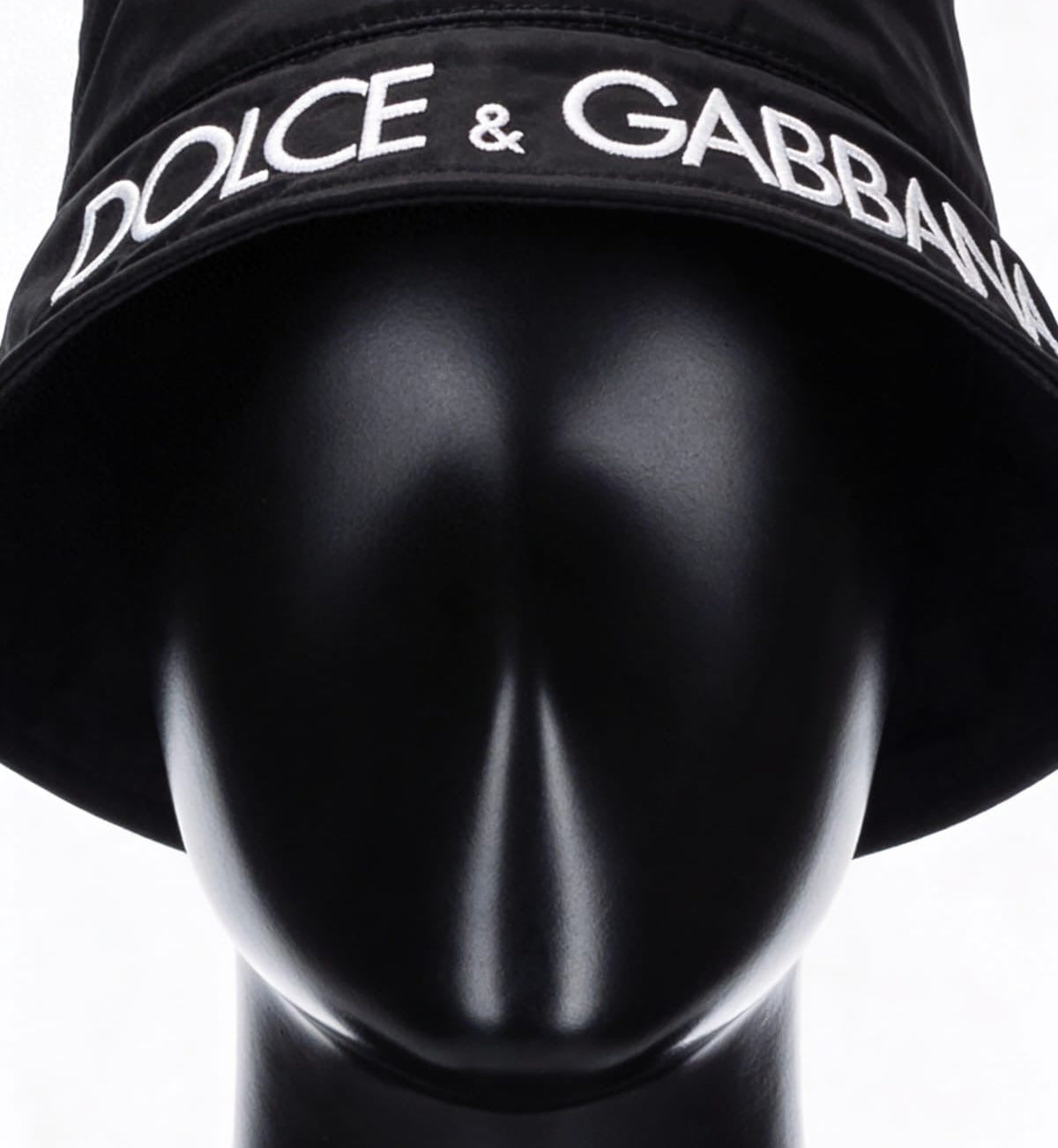 Dolce & Gabbana Allover DG Logo Nylon Bucket Hat - ‘Matte Black’