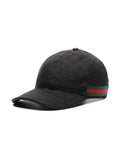 Gucci Classic GG Canvas Baseball Cap - ‘Black/Green/Red’
