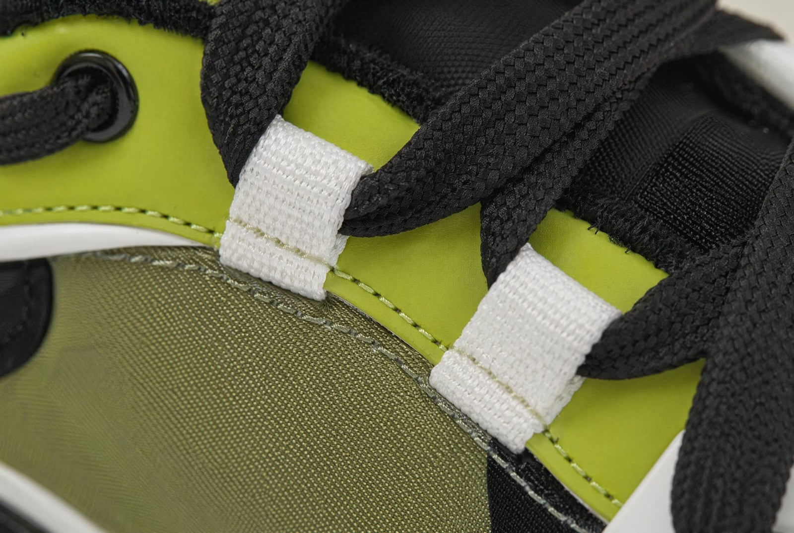 Dolce & Gabbana Airmaster Panelled Sneakers - 'Black/Neon Yellow'