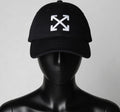Off-White Classic Arrow Embroidered Baseball Cap - ‘Matte Black/White’