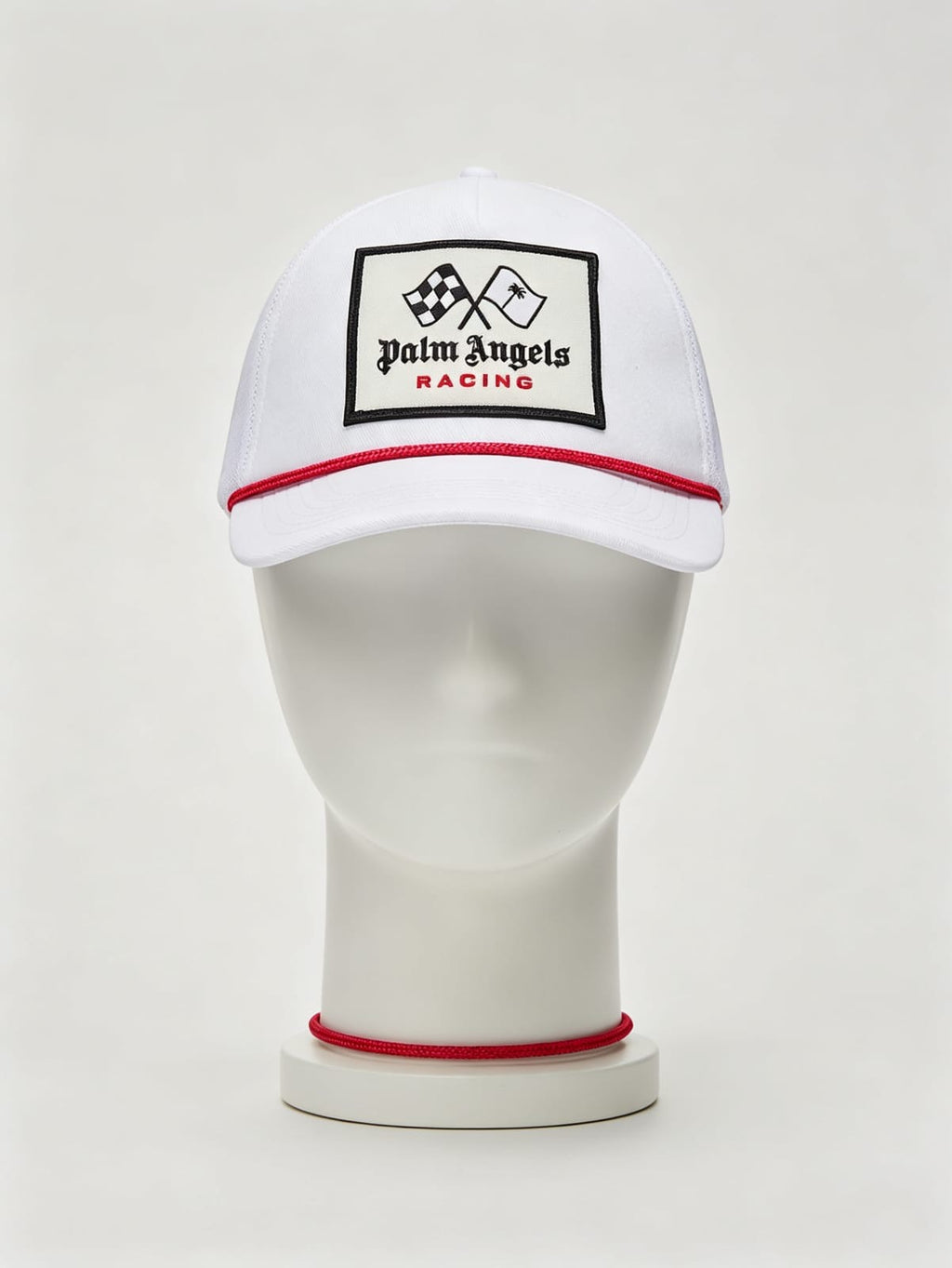 Palm Angels X F1 Racing Monogram Baseball Cap - 'White/Red'
