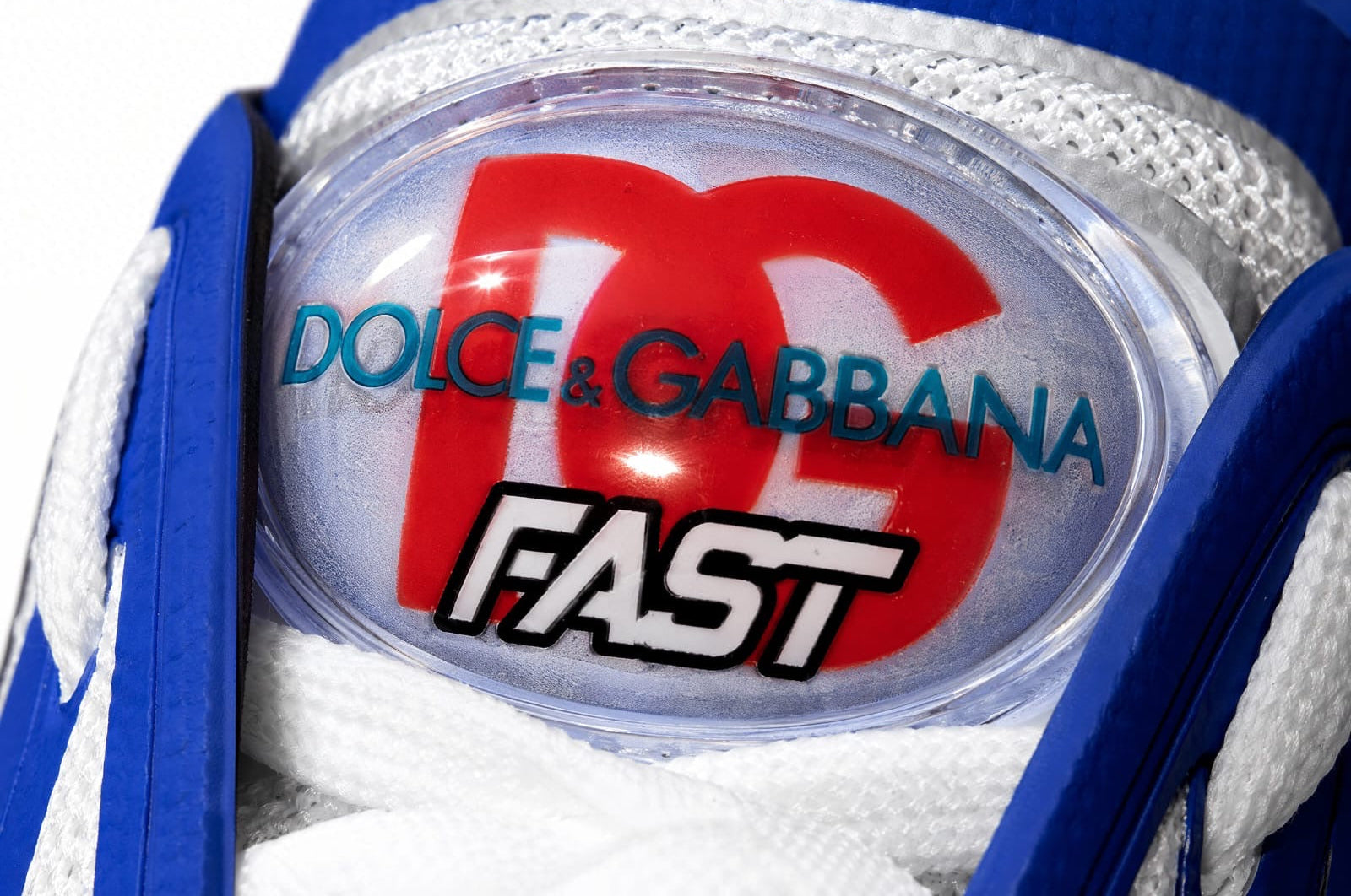 Dolce & Gabbana Fast Tech Runner - 'White/Royal Blue/Racing Red'