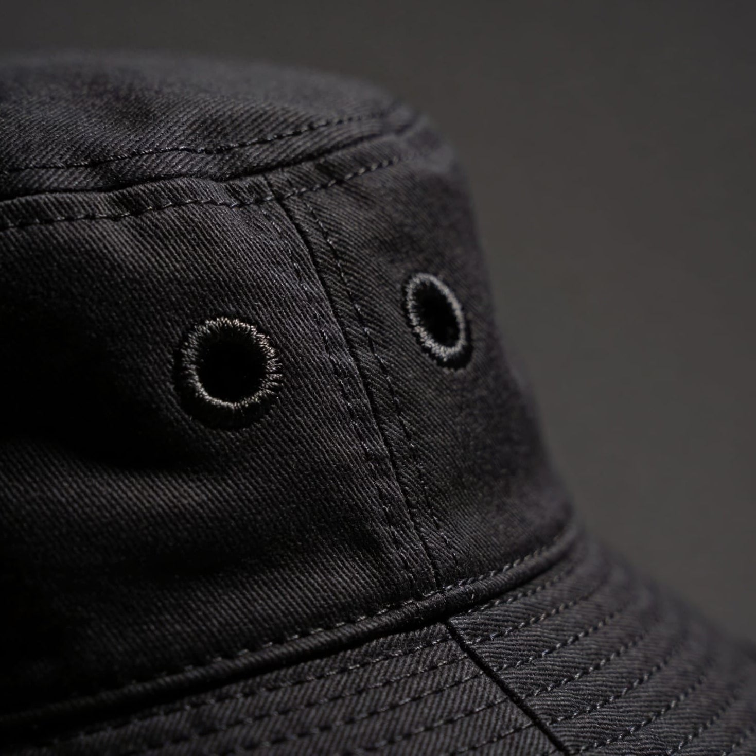 Valentino Garavani VLTN Nylon Bucket Hat - ‘Black/White’