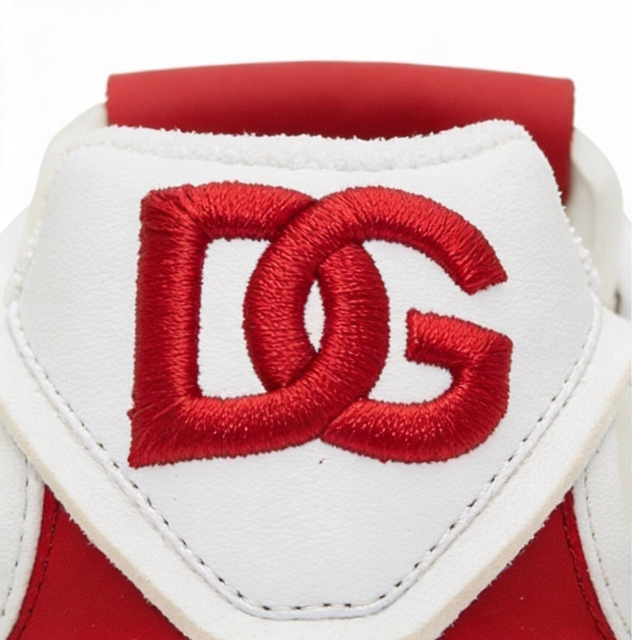 Dolce & Gabbana Airmaster Panelled Sneakers - 'White/Red/Grey'