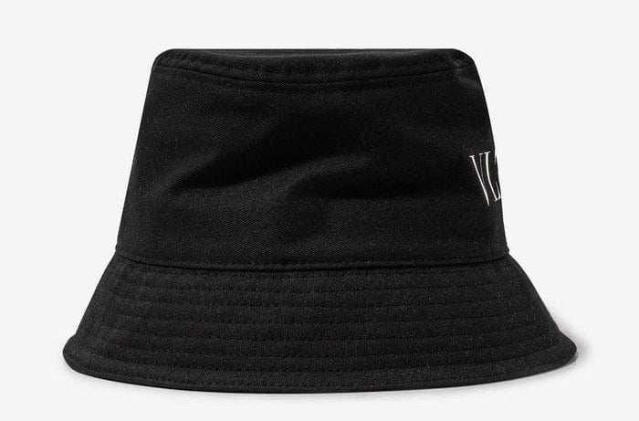 Valentino Garavani VLTN Nylon Bucket Hat - ‘Black/White’